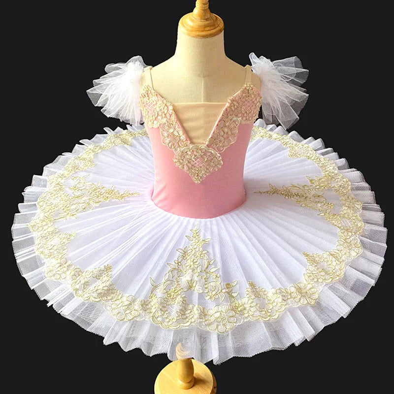 Summer Ballet Dresses Kids Outfit Dance Costumes Girls Clothes Vestidos Ballerine Girl Dress Tutu Ballet Leotards Children's Day