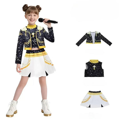 Mira Cosplay Costume kpop Women Girls Halloween Carnival Audlt Kids Child Party Role Playing Outfits
