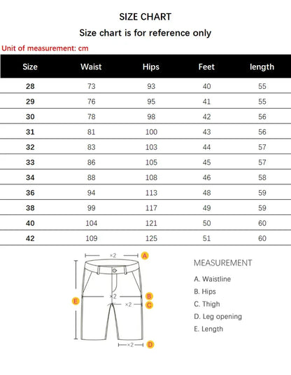 Men Shorts Summer New Knee Length Cotton Business Casual Pants Classic Brand Comfortable Clothing Shorts Male Boardshorts