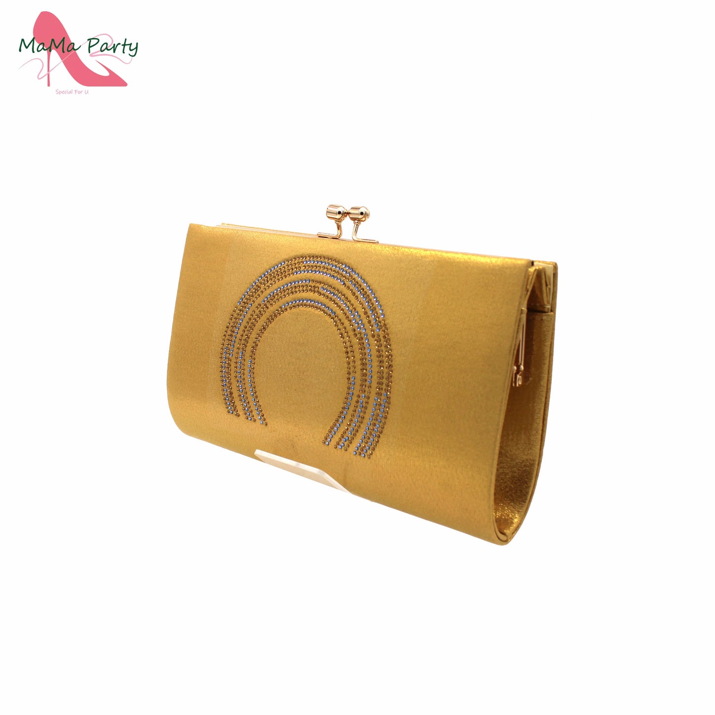Orange Color Mature Pumps African Design Women Matching Shoes and Bag Set with Platform High Quality Sandals for Wedding