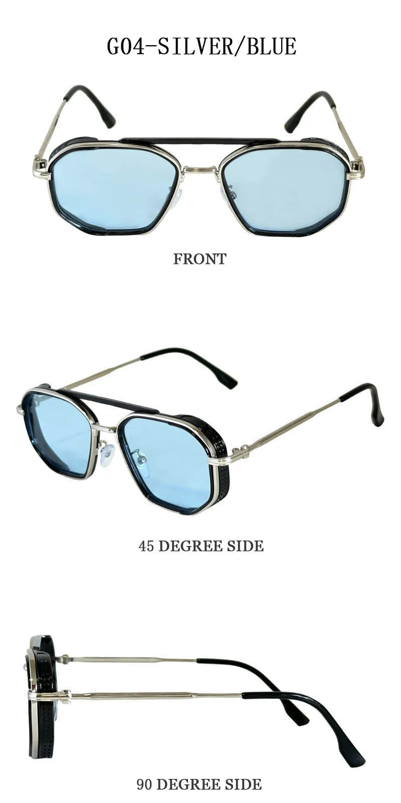 Vintage New Square Sunglass Men Fashion Steampunk Sunglasses Women 2025 Retro Glasses Gafas De Sol Hombre Lunette Soleil Femme