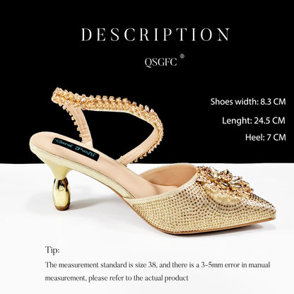 Festive Elegance: Dazzling Heels and Chic Clutch Perfect Combination Of Shoes And Bags for Party Occasions