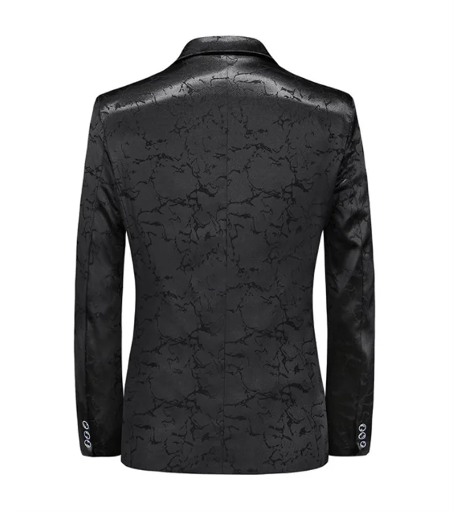 2026 New Men Business Social Suit Jacket Summer Male Single Breasted Thin Dress Male Jacquard Blazers Coats