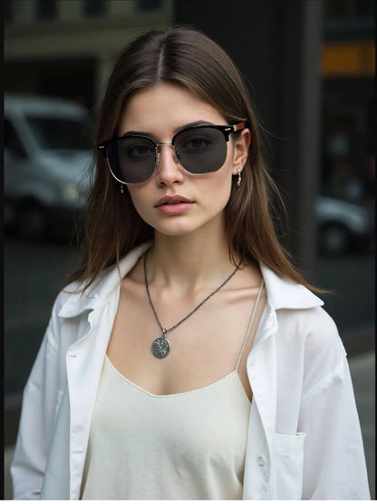 2025 Sunglass Men Sunscreen Vintage Sunglasses Women Trendy Retro Fashion Glasses Luxe Lunette Soleil Femme Gafas De Sol Hombre