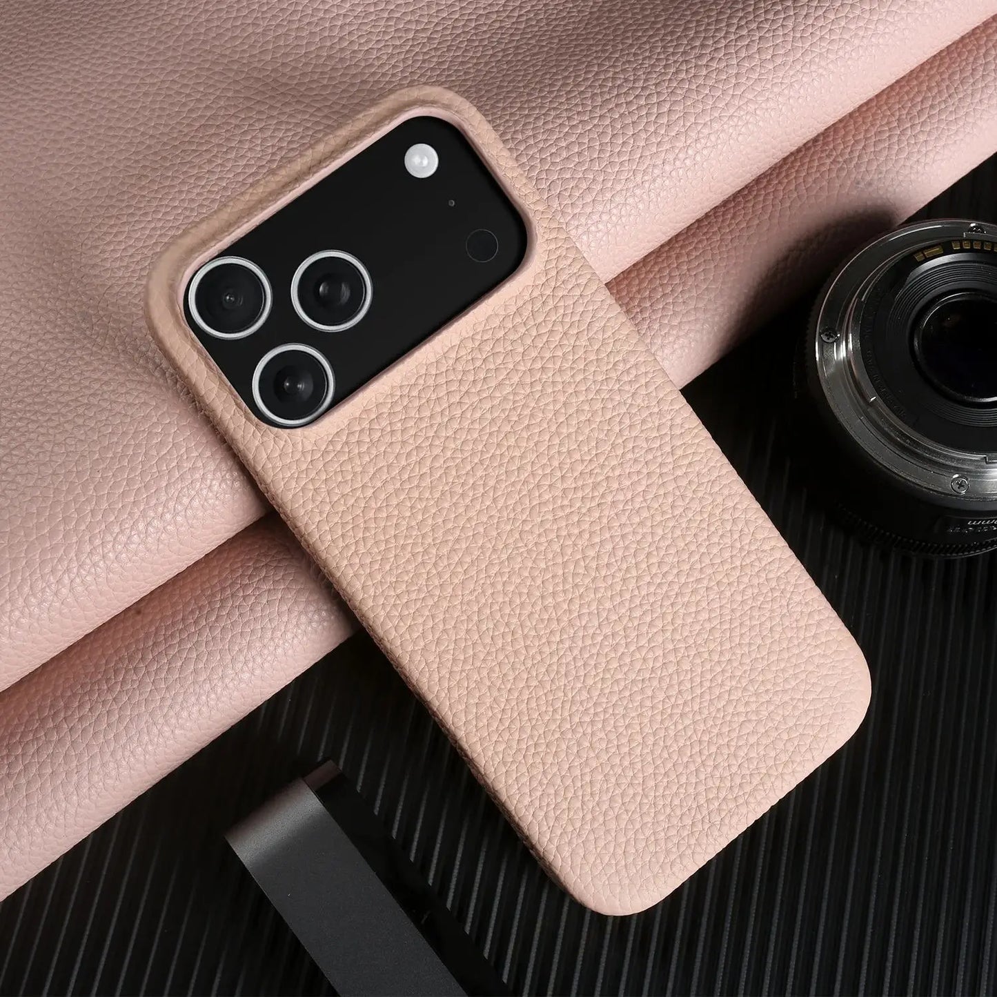 Luxury Magnetic Genuine Leather Case For iphone 17 Pro Max 16 15 14 13 12 11 for Magsafe Full Covered Phone Cases Back Cover
