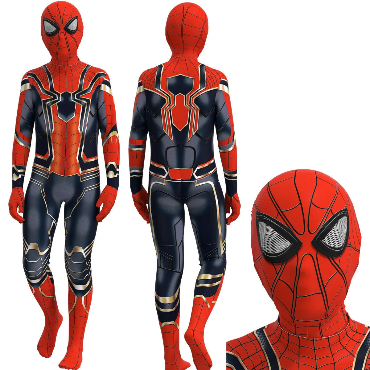 Cosplay Deadpool Costume Kids High Quality Spider-Man Child Halloween Cosplay Costume Deadpool Sword Set Adult Bodysuit Costume