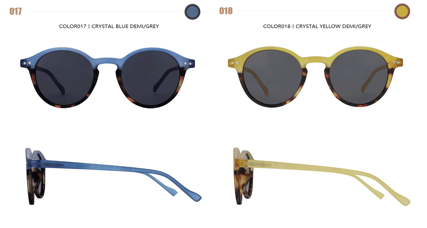 (S Size) Retro Circular Polarized Sunglasses 2026 2025 Men Women Vintage Small Round Sun Glasses UV400 Goggles Shades