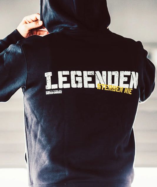 Y2k Long Sleeve Bohse Onkelz Band Sweatshirt HELDEN Legenden Sterben Nie Letter Printed Hoodie Men Women Oversized Pullovers
