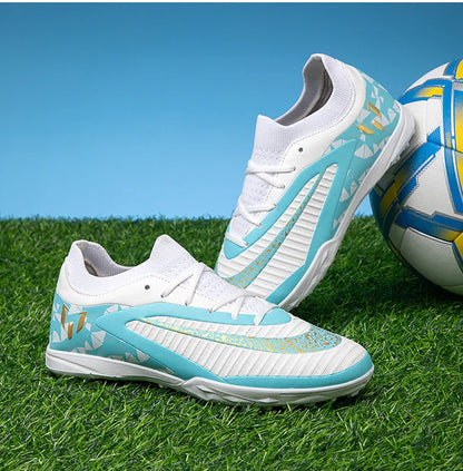 New Kid Match Boys Football Boots Sports Shoes Match Soccer Shoes Outdoor Sneakers Professional Non-Slip Comfortable Unisex