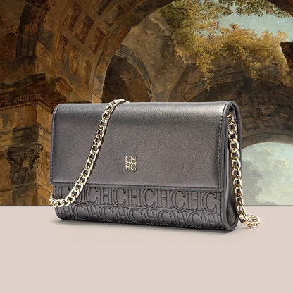 Classic Style Fashion Retro New Women's Crossbody Exquisite Craftsmanship Letters Printing Design Simple Versatile Chain Bag