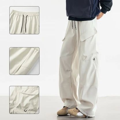 Unisex Hiking Pants Autumn Large Pocket Windproof Camping Cycling Trousers Spring Outdoor Waterproof Functional Paratrooper Pant