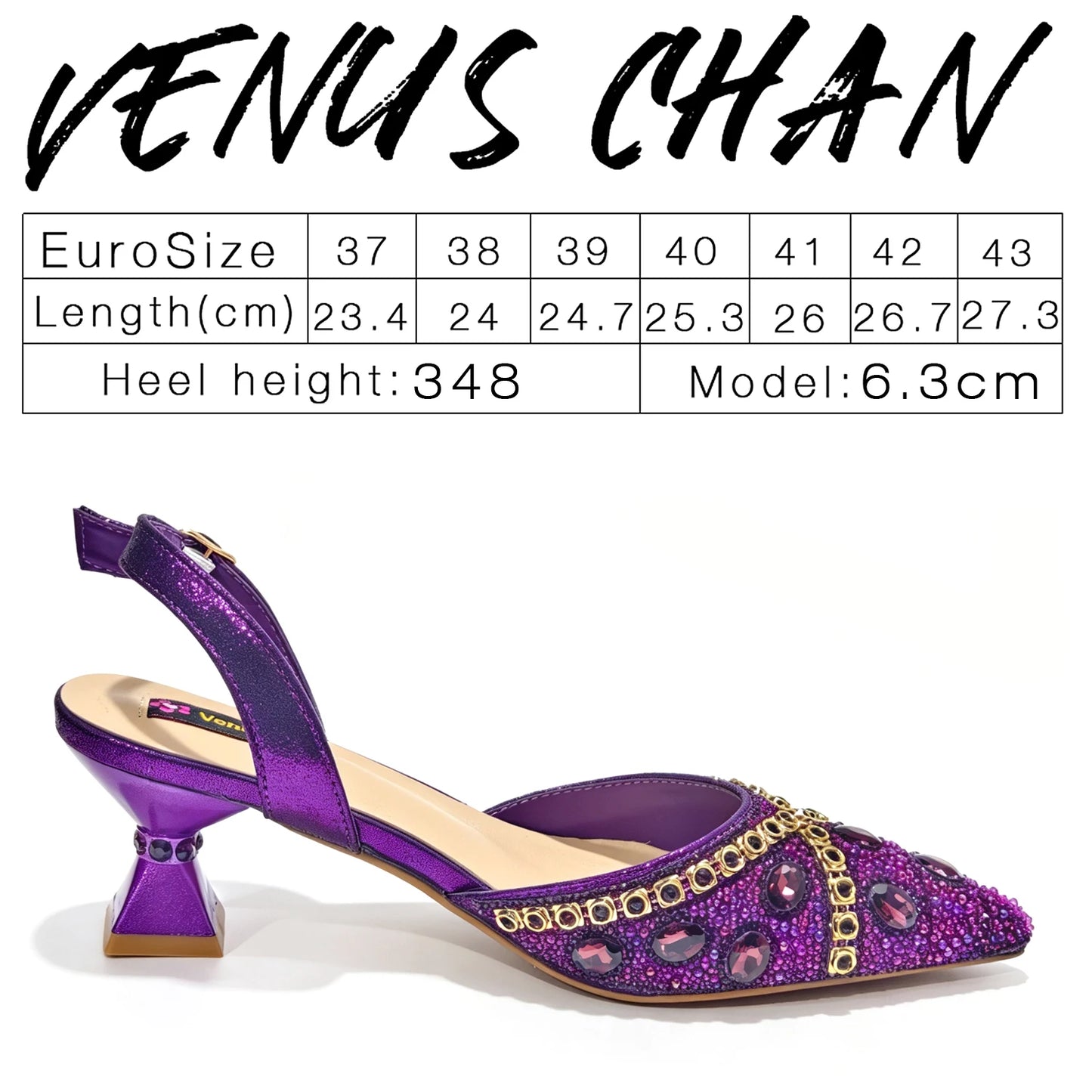 Ladies High Quality Women's Pumps purple Gold Shoes and Bag Set DURABLE OUTSOLE Italian Fashion Design For Nigeria Wedding