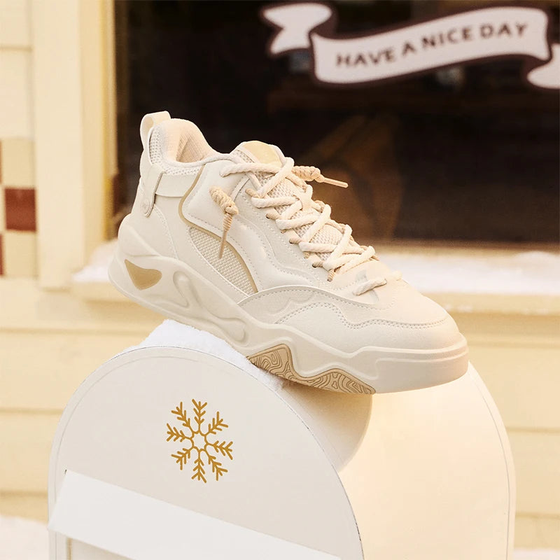 Thermal series Men Sport Shoes New Winter Plush Warm Windproof Comfort Non-Slip Thick-soled Male Sneakers 672446603A