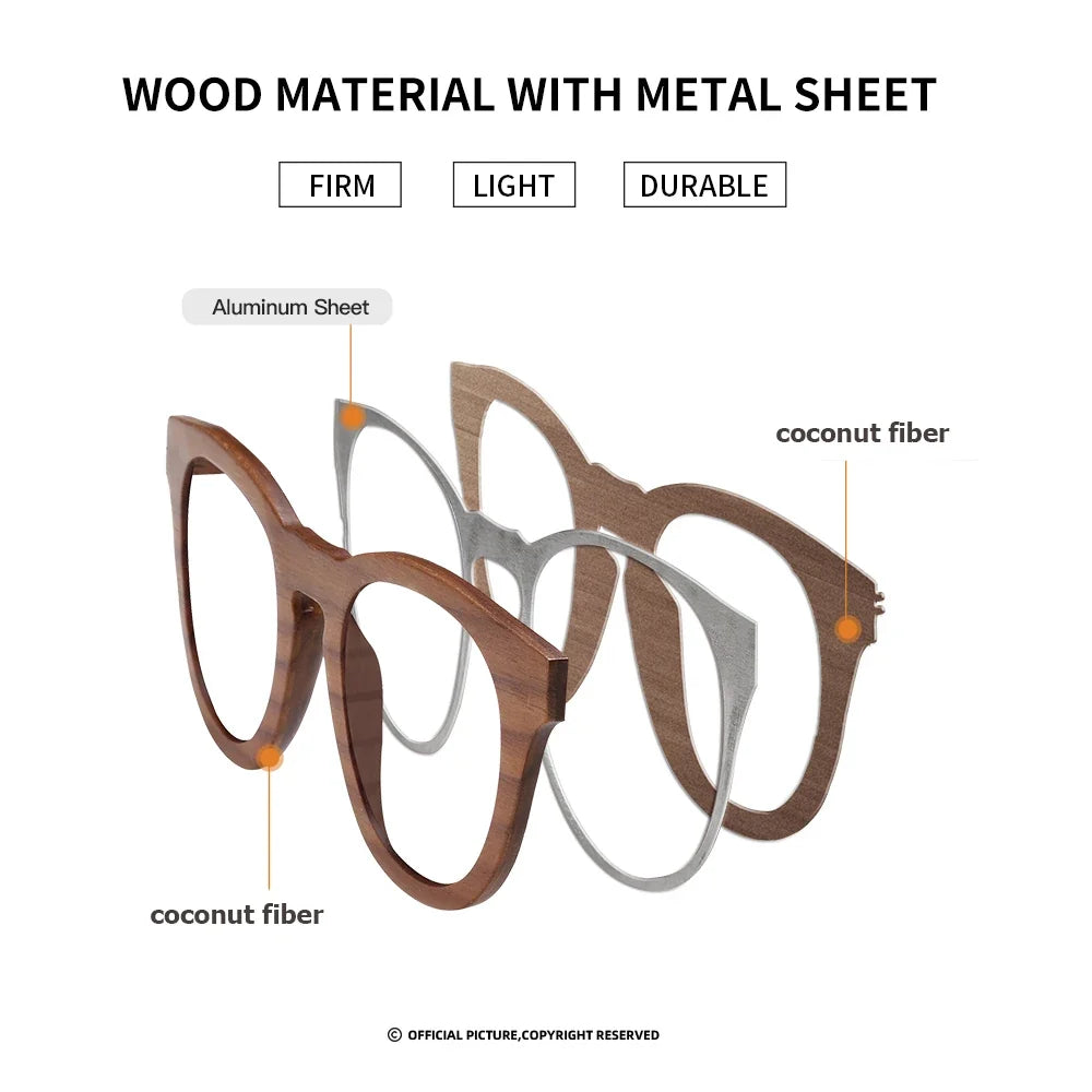 Brand coconut fiber sunglasses Eco-friendly  new wood,made  polarized UV400 protection natural degradation glasses 8242