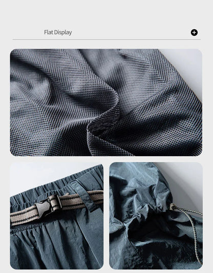 Autumn Hiking Pants Men Outdoor Waterproof Camping Paratrooper Pants Spring Wear-Resistant Mountaineering Fishing Cargo Trousers