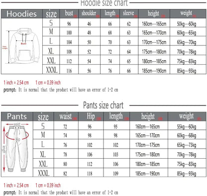 Men's Velvet Thickened Sports Set New York Letter Printed Spring and Autumn Hoodie Set Long Sleeve Casual Comfortable Pocket Hoo
