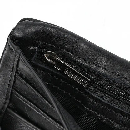 Portefeuille de luxe de marque de créateur pour homme, porte-cartes en cuir véritable souple, petit porte-monnaie pour pièces de monnaie et cartes de crédit, portefeuilles masculins à glisser dans les poches.