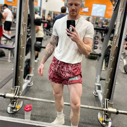 Mens Clothing IP Trend Casual Sports Shorts Gym Fitness Quick Dry Breathable Mesh Beach Basketball Jogger Short Pants Sweatpants