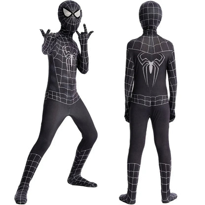 Spiderman Costume Spider Man Black Panther Iron Man Spider Gwen Cosplay Zentai Jumpsuit Bodysuit Halloween Costume Adult Child