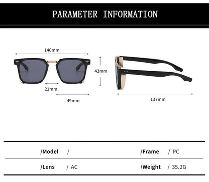 2023 Fashion Punk Sunglasses For Men Vintage Square Steampunk Glasses Luxury Sunglasses Women Trending Sonnenbrille Gafas De Sol