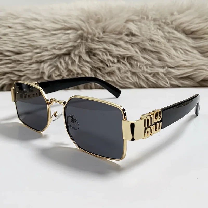 Metal Women's Sunglasses High Quality High Sense Trend Street Sun Glasses Girls Sunshade Glasses UV400