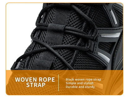 37-50 Fashion 2024 New Safety Shoes Men Anti-smash Work Shoes Anti Slip Indestructible Shoes Protective Sneakers Men Boots