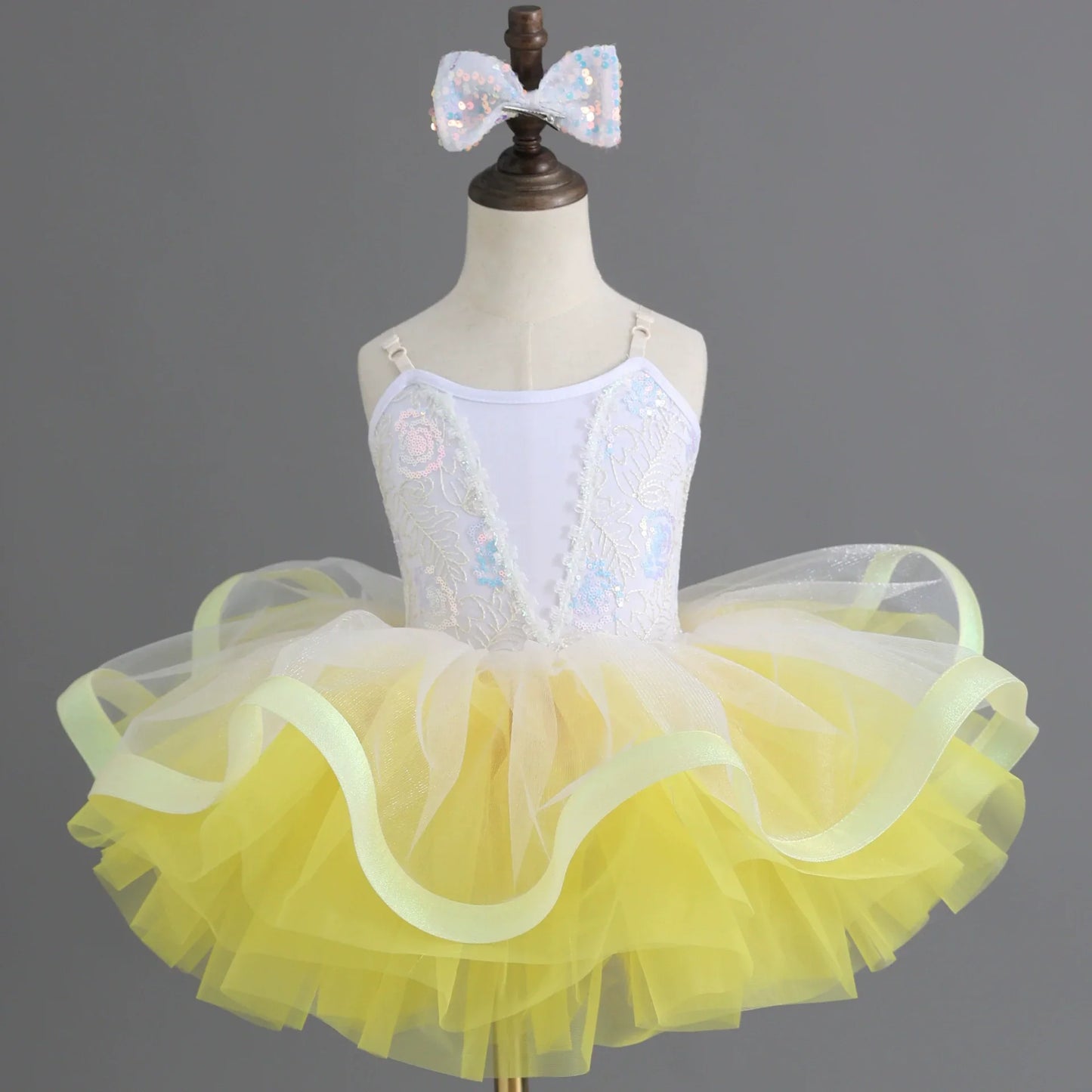 Children's Day Dance Dress Girl Ballet Princess Summer Dresses Girls Ballet Sequins Outfit Kids Clothes Vestidos Birthday Gift