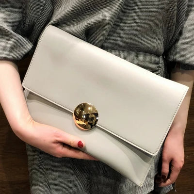 Brand Design Women Clutch Bag Elegant Ladies Shoulder Bag Female Handbag PU Leather Chains Envelope Shoulder Bag Clutches bolsa