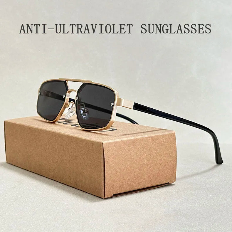 Fashion Punk Sunglasses Women Trendy Luxury Vacation Steampunk Sunglasses For Men Retro Glasses Gafas De Sol Hombre Zonnebril