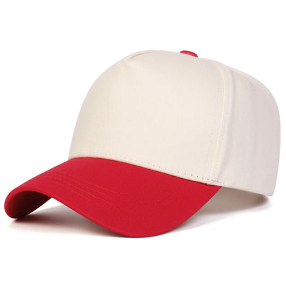 Unisex Light Panel Color Blocked Baseball Caps Spring Autumn Outdoor Adjustable Casual Hats Sunscreen Hat Sports Cap