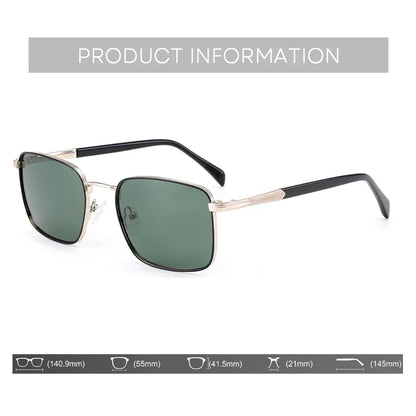 Modish Uv400 Polarized Myopia Prescription Sunglasses Men Metal Corrective Sun Glasses Driving Shades