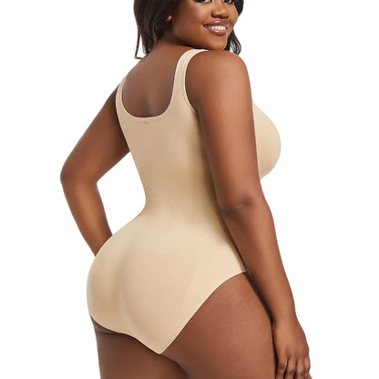 Plus Size Women's Briefs Bodysuit Butt Lifter Wide Shoulder Straps Shapewear Smooth Body Tummy Control Body Shaper XL-5XL New in