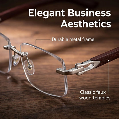 Rimless Sunglasses Women Trendy Gradual Change Square Fashion Glasses Luxury Vacation Sunscreen Sunglass Men Lentes De Sol Mujer