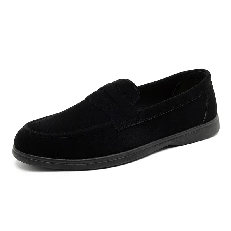 Men's Slip On Loafers Preppy Lightweight Breathable Comfort Outdoor Flats Non Slip Soft Sole Casual Daily Walking Shoes