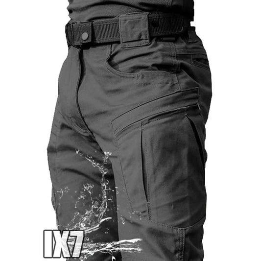 Asian Size Men City Pants Cargo Trousers Multi-pocket Waterproof Wear-resistant Casual Training Overalls Clothing