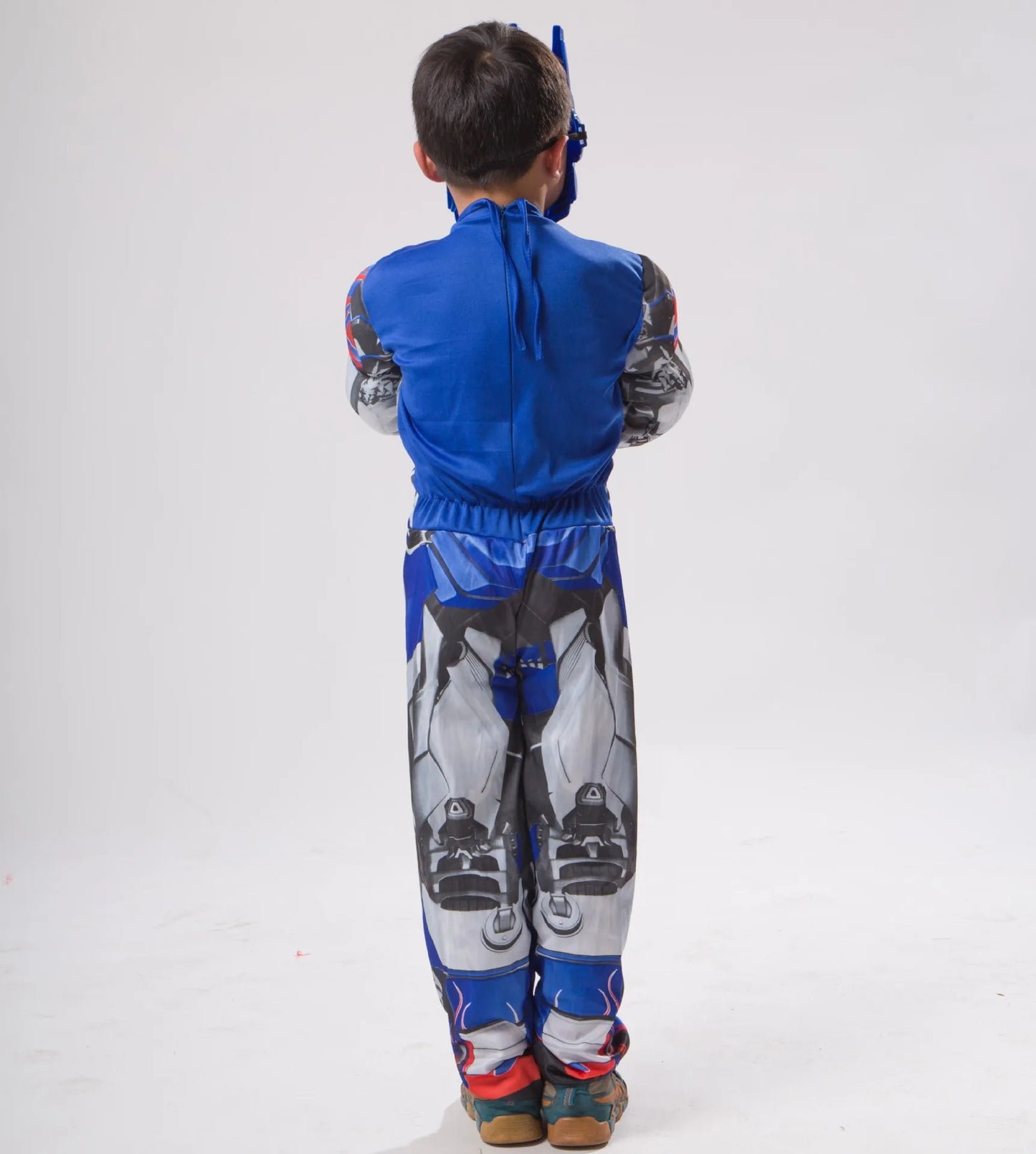 Halloween Boys Purim Optimus Muscle Prime Costume Robot Cars Jumpsuit Boy Superhero Book Week Child Fancy Dress