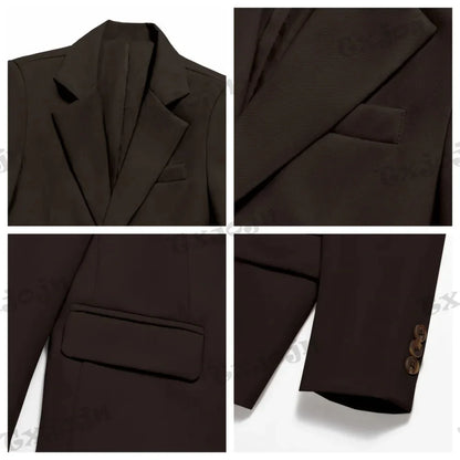 Boys Suits 4 Pieces Blazer Vest Pants Tie For Birthday Party Casual Smart Child Suit Set Piano Contest Performance