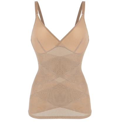Women Built in bra Shapewear Camisole Tummy Control Body Shaper Slimming Underwear Compression Corset Bustier Tank Tops