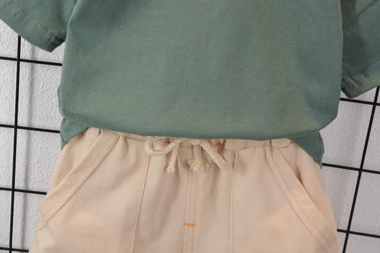 Summer Baby Boys Clothes Suits Fashion Children Letter T-shirts+Shorts 2Pcs/Sets Kids Clothing Casual Outfits Infant Tracksuit