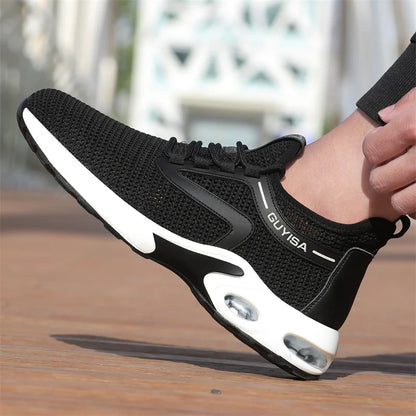 35-50 Air Cushion Working Shoes For Men Anti-Smashing Steel Toe Puncture Proof Construction Safety Shoes Sneakers Male Footwear