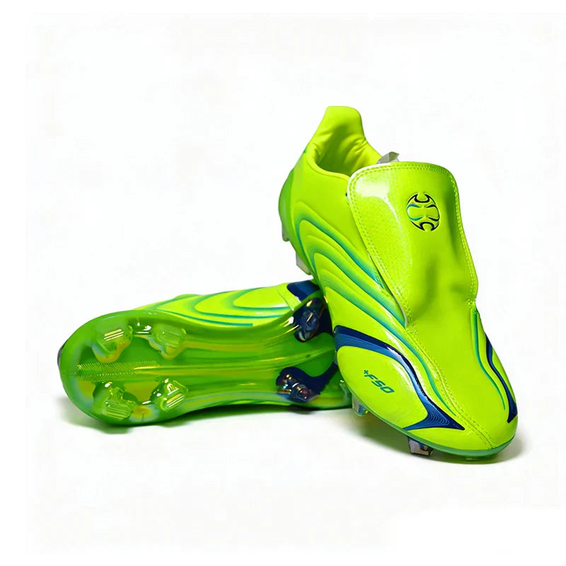 F50+ Professional Mens Soccer Shoes Training Non-Slip Turf Soccer Cleats Boys TF/FG Football Sneakers Man Chuteira Campo 39-45