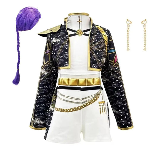 Kpop Girls Stage performance cos Halloween Carnival  theme party performance Idol Roleplay Fashion girls suits