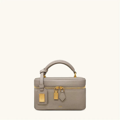Textured Leather Crossbody Bag for Women, Designer Shoulder Purse with Letter Logo, Chic Commuter Handbag