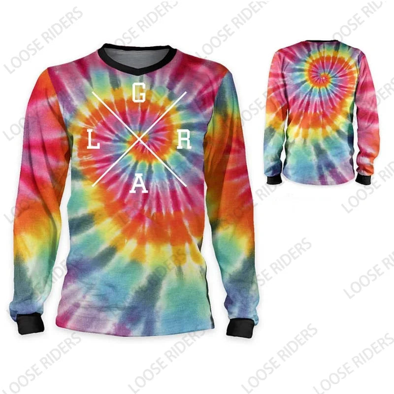 Mountain Bike Loose Rider Jersey Men's MTB Jersey Road Racing Bike Riding Shirt DH Motorcycle Clothing