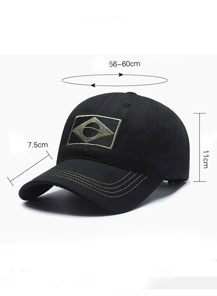 Camouflage Baseball Cap Adjustable Military Style Sun Hat Breathable Outdoor Casual Headwear for Daily Travel Fishing SportsWear