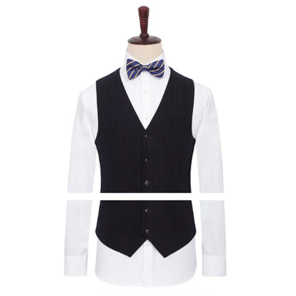 Plus Size Men Vest Checkered Single Breasted Waistcoat For Host Groom Groomsmen Check Formal Suit Vest for Office Wedding Party