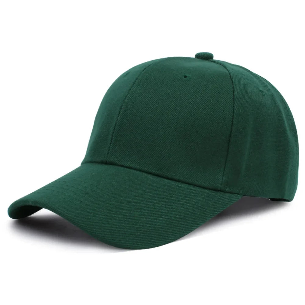 Men Women Multiple Colour Baseball Cap Peaked Cap Solid Color Adjustable Unisex Spring Summer Dad Hat Shade Sport Baseball Hats