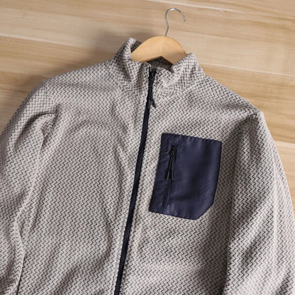 Lightweight Breathable Quick-Dry Fleece Fabric Jacket Stand Collar Outdoor Sports Men's Spring 2025 Versatile Modern Style