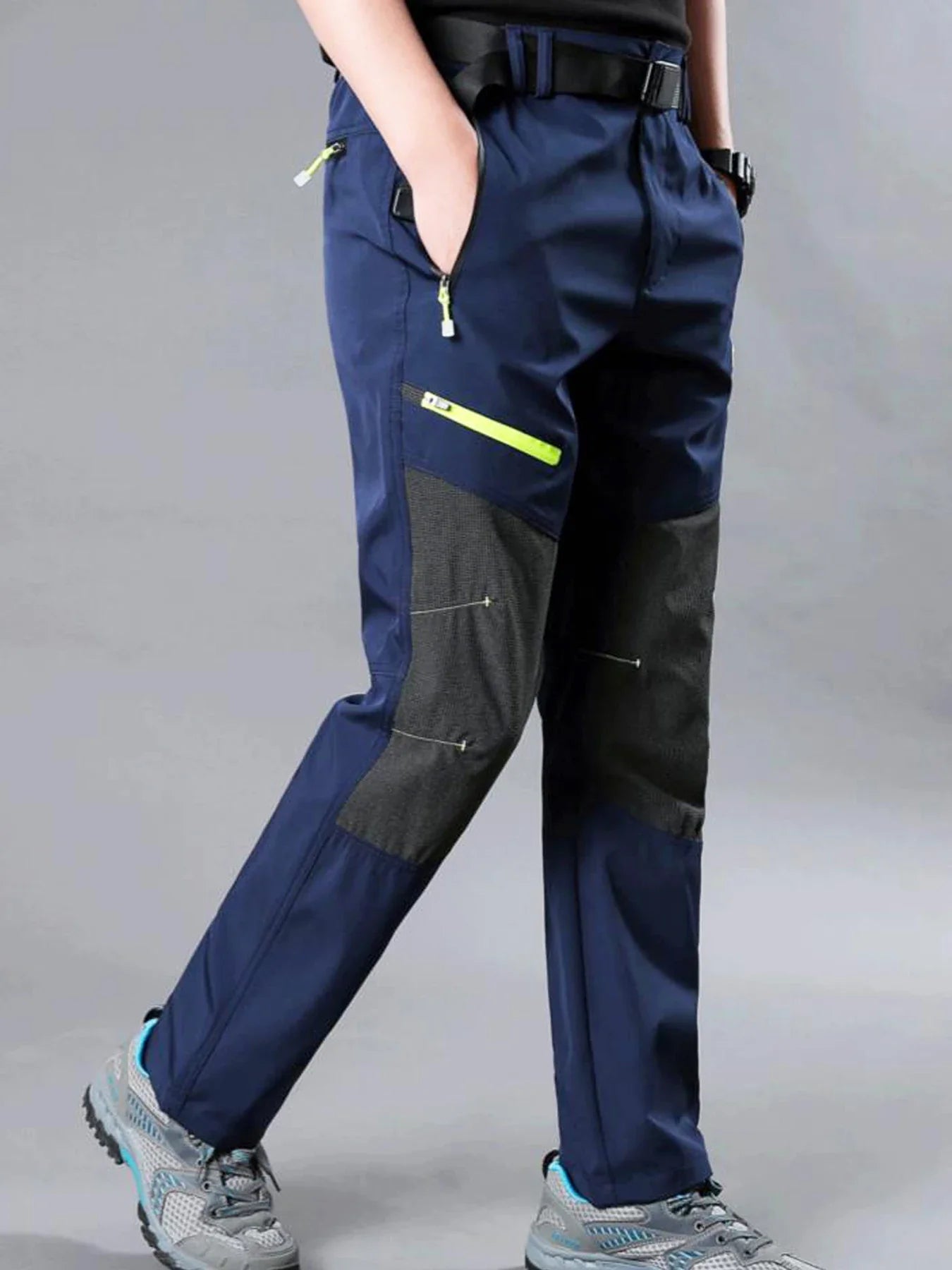 Free Belt Outdoor Cargo Pants Men Hiking Camping Quick Dry Pant Waterproof Elastic Spring Summer Climbing Trekking Trousers