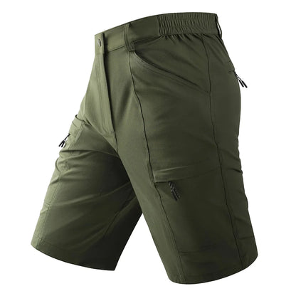 Waterproof Cargo Shorts Men's Summer Quick Dry Hiking Shorts Outdoor Multi-pockets Camping Training Work Shorts Man